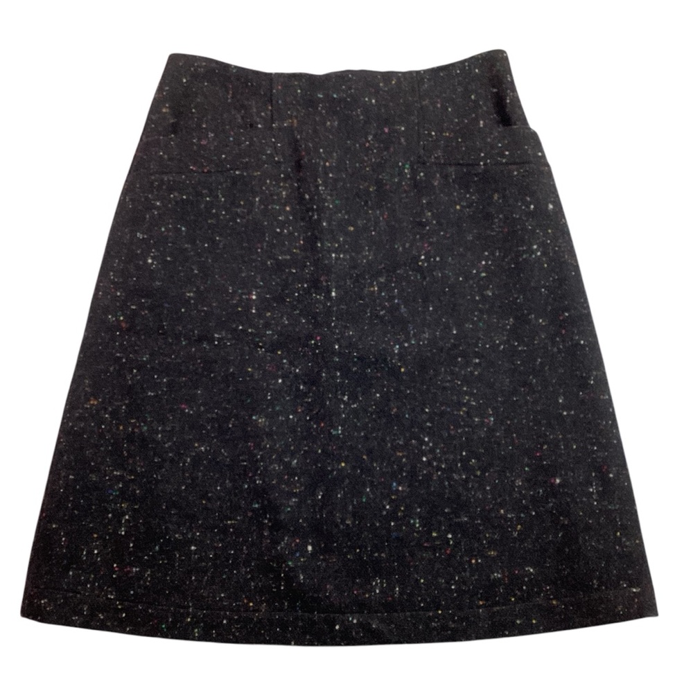Theory “Anorel” Wool Lined Skirt Black